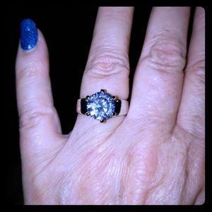 .925 stamped Silver engagement ring NWOT